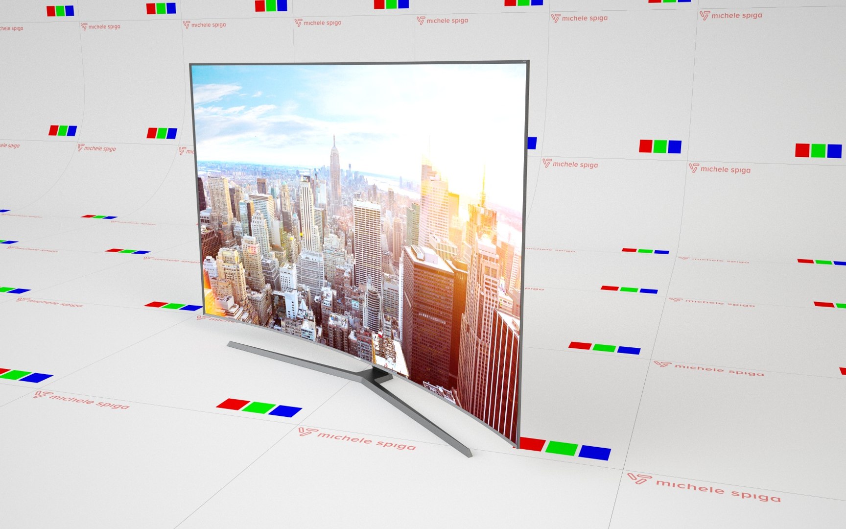 Samsung Curved Tv C4d