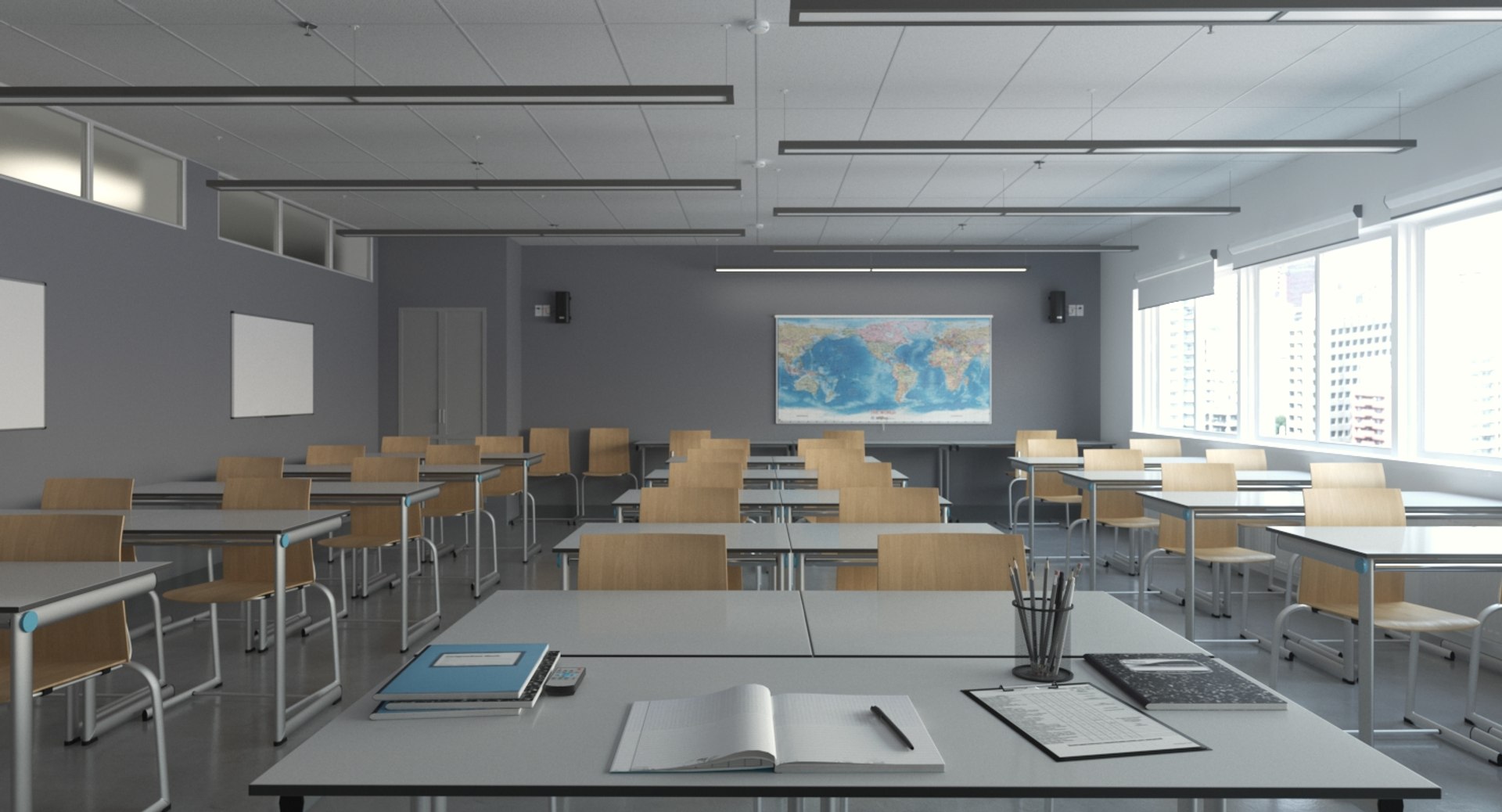 3D classroom interior model https://p.turbosquid.com/ts-thumb/zQ/FrWgdh/yNbbJFUh/classroom_12/jpg/1508945987/1920x1080/fit_q87/53a1696421ff6035b7feb8712b8d856e62a28eb8/classroom_12.jpg