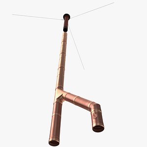 Conclave Chimney in Sistine Chapel  PBR Unwraped 3D model