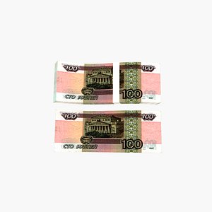 Banknote 100 Rubles Back O