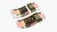 Banknote 100 Rubel Rückseite O