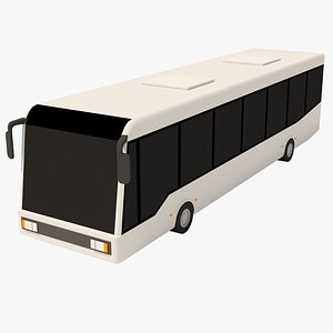 Cartoon Bus 3D model