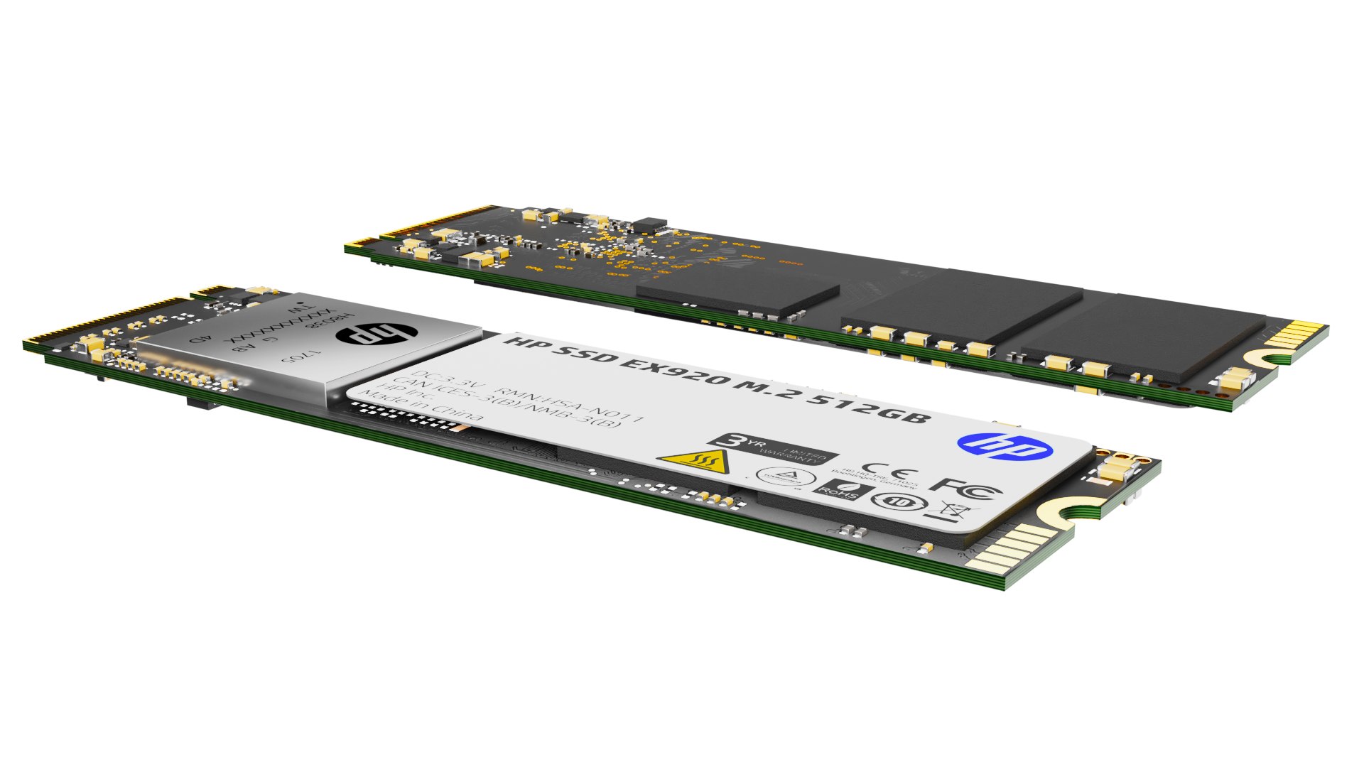 3D HP SSD M2 internal solid state drive model - TurboSquid 1800043