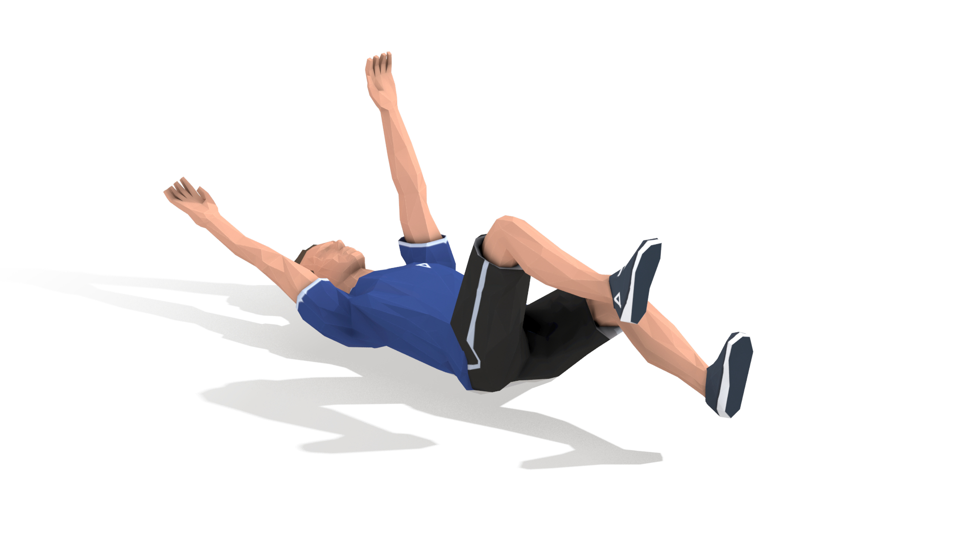 Modello 3D Dead Bug Exercise Man Animation - TurboSquid 1706112