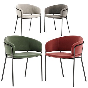 3D model Konnie Velvet Chair