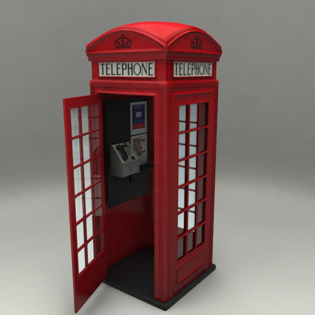 K2 Telephone Box 3d Max