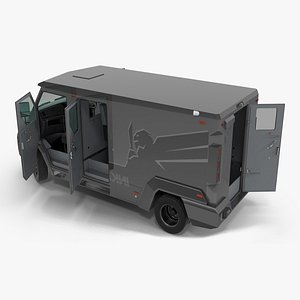 INKAS Armored Vehicle Rigged for Cinema 3D model
