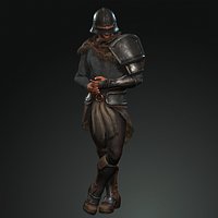 Light Armor man character model