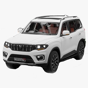 3D model Mahindra Scorpio-N 2024 with Full interior 3D Model