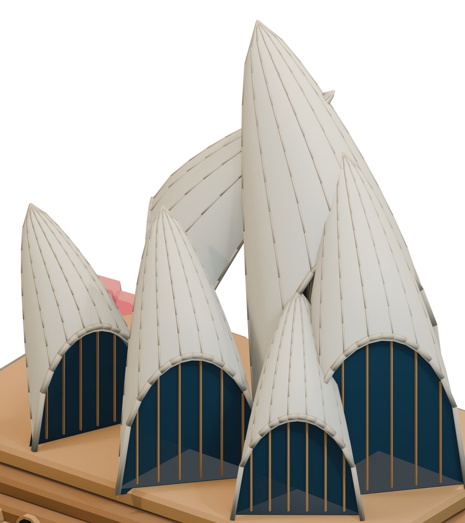 World Landmarks Diorama Collection 16 Architectural Models Low-poly 3D ...