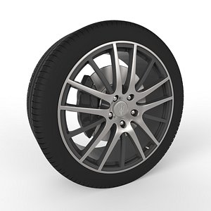 3d wheel maserati ghibli s model