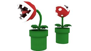 MarioBros piranha plant 3D