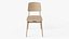 Chaise Tout Bois Natural - 현대적인 PBR 나무 의자