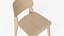 Chaise Tout Bois Natural - 현대적인 PBR 나무 의자