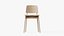 Chaise Tout Bois Natural - 현대적인 PBR 나무 의자