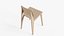 Chaise Tout Bois Natural - 현대적인 PBR 나무 의자