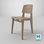 Chaise Tout Bois Natural - 현대적인 PBR 나무 의자