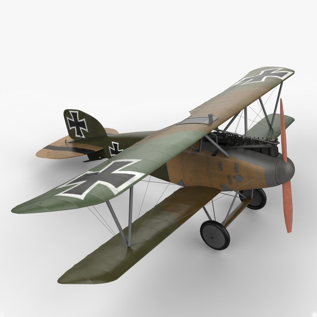 3d Model Albatros D Iii