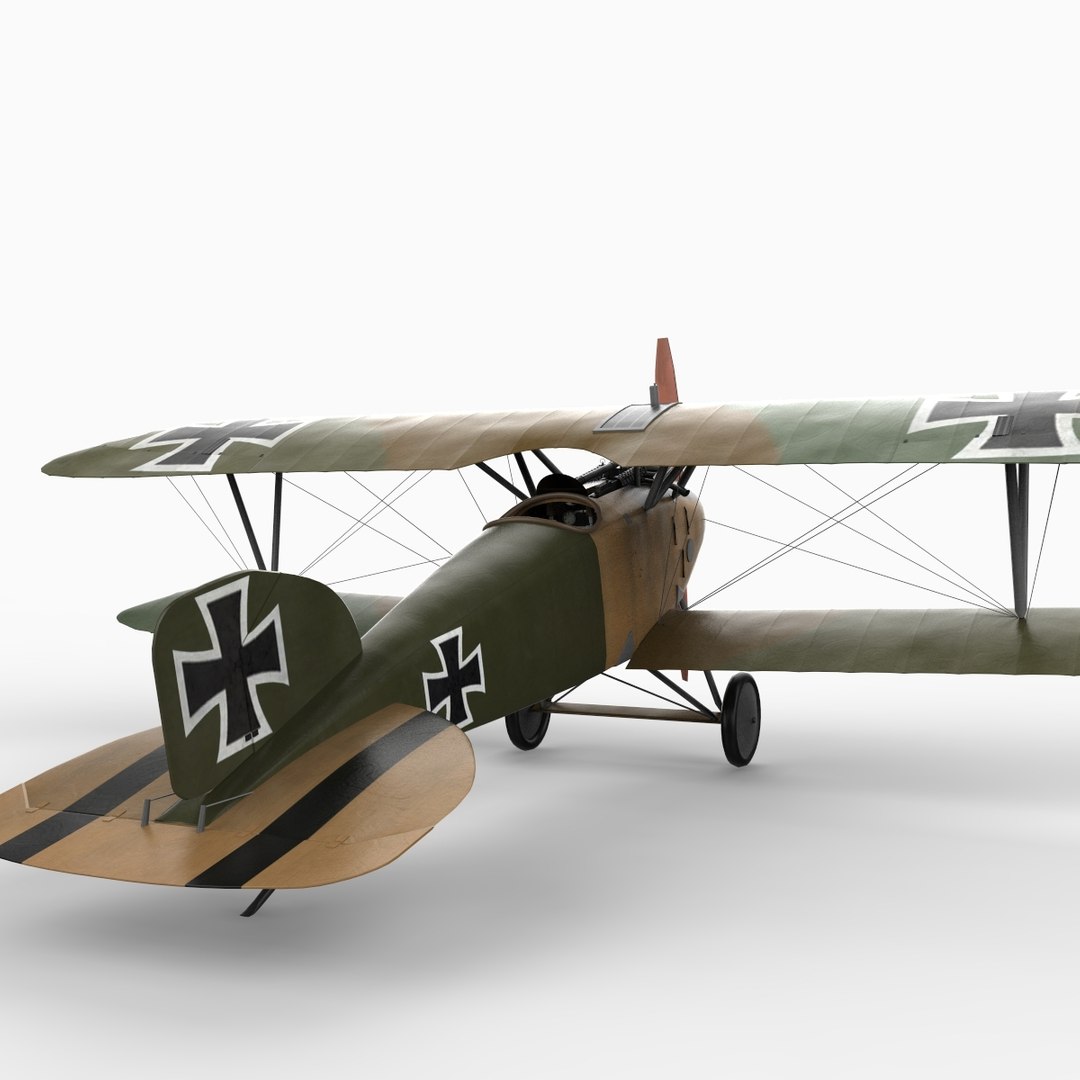 3d Model Albatros D Iii