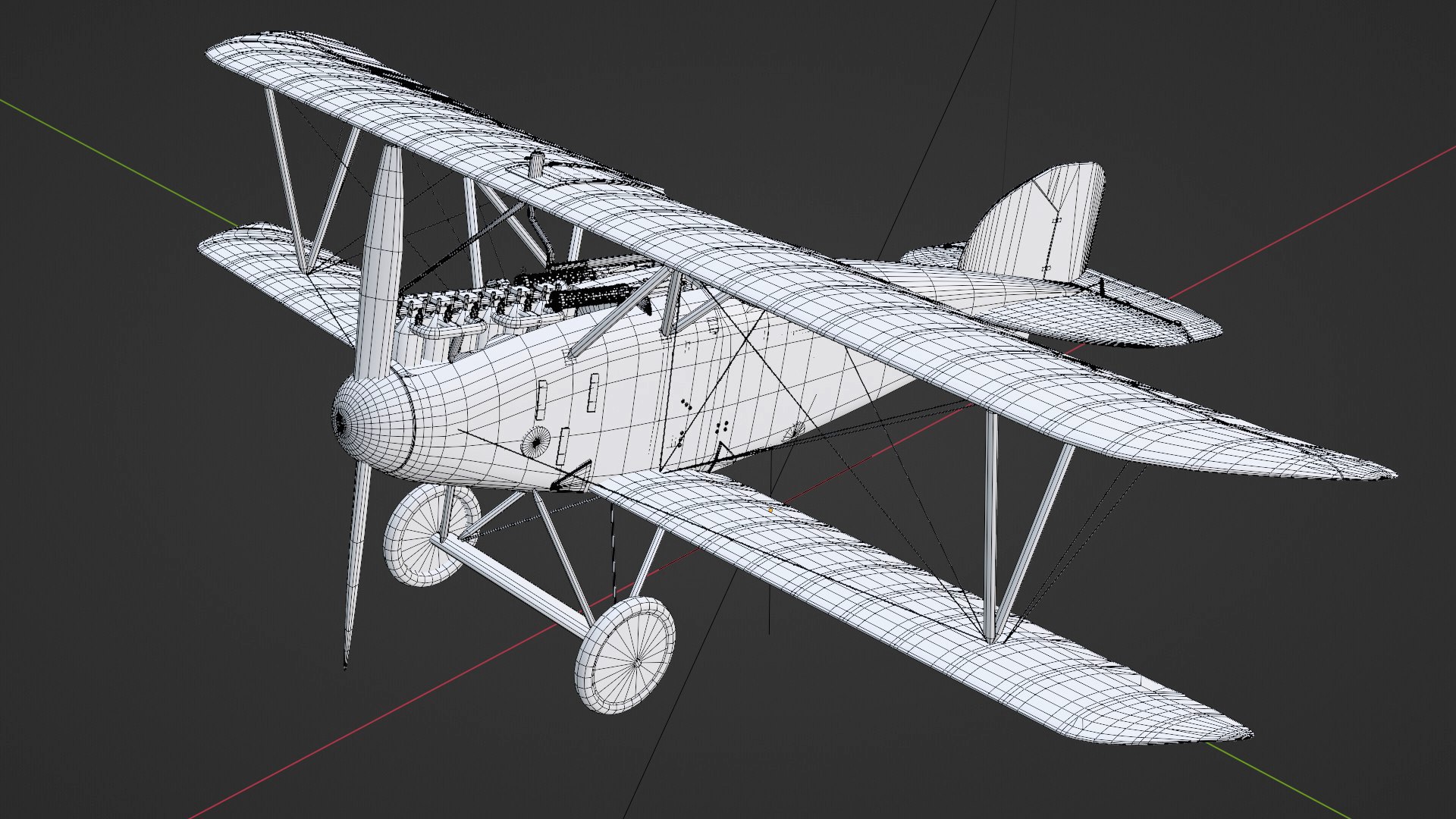 3d Model Albatros D Iii