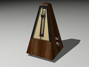 metronome 3d model