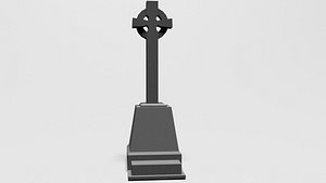 free 3ds model halloween headstone