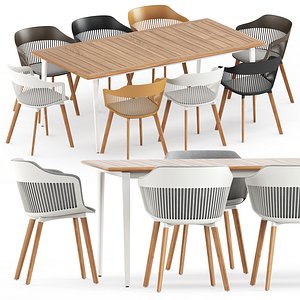 3D Aiir armchair and WA dining table
