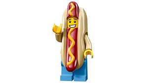 Lego Hot Dog Man - Rigged Minifigure - 71008-14