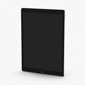 3D apple-12 9-inch-ipad-pro---branded-black model