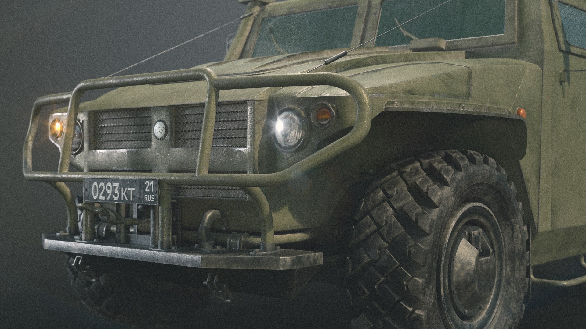 3D GaZ TIGR M 233015 Model - TurboSquid 1739356