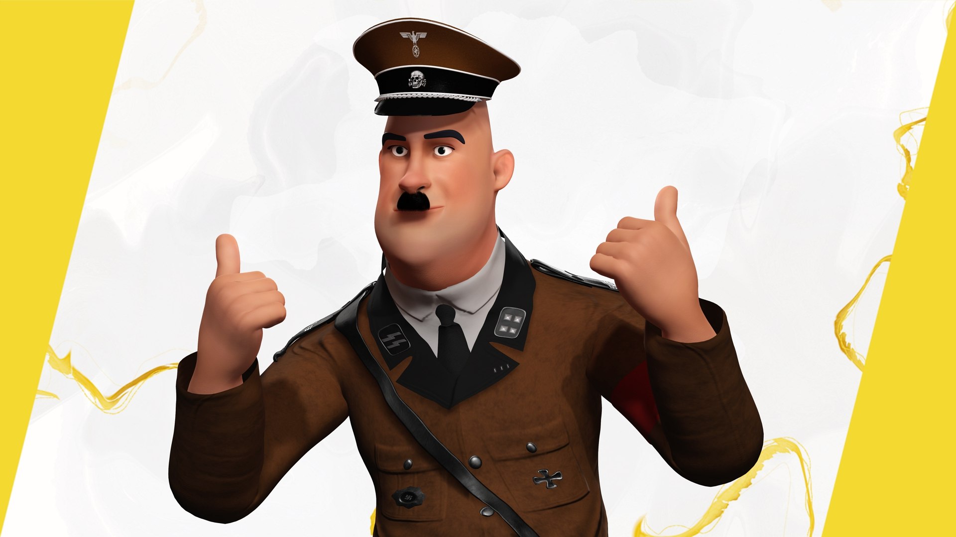 3D Adolf Hitler Cartoon 3d - TurboSquid 2279964