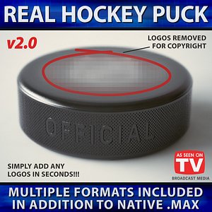 hockey puck official 3D model