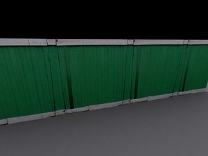 3ds max painted fence