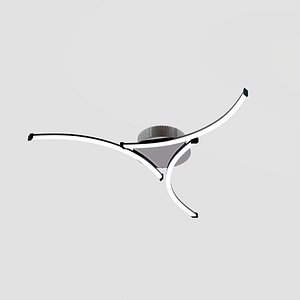 3D modern led ceiling lamp model