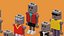 Collezione unica di NFT di Voxel Robots