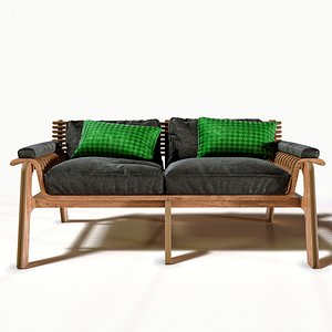 origamebel sofa furniture 3D model