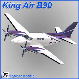 beechcraft c90 king air 3d dxf
