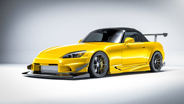 3D Honda S2000 Voltex AP1 - TurboSquid 1880623