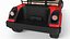 Four Seat Electric Car Yamaha Red Rigged