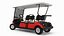 Four Seat Electric Car Yamaha Red Rigged