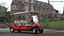 Four Seat Electric Car Yamaha Red Rigged