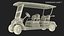 Four Seat Electric Car Yamaha Red Rigged