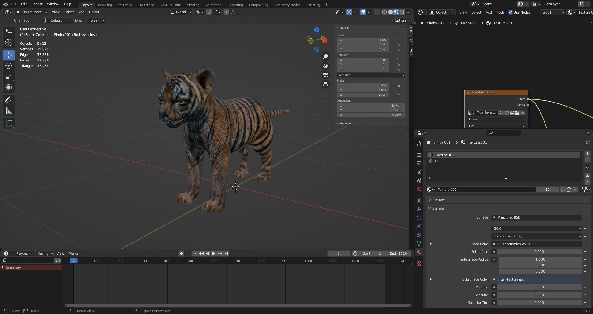 3D Fur Tiger Cub Rigged and Animated in Blender model https://p.turbosquid.com/ts-thumb/zR/5b4mga/LM/ss03/png/1676650194/1920x1080/fit_q87/c02b5471137743b980c593effff7258260ba5ad2/ss03.jpg