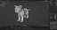 Fur Tiger Cub uzbrojony i animowany w Blenderze