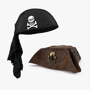 pirate hats 3D model