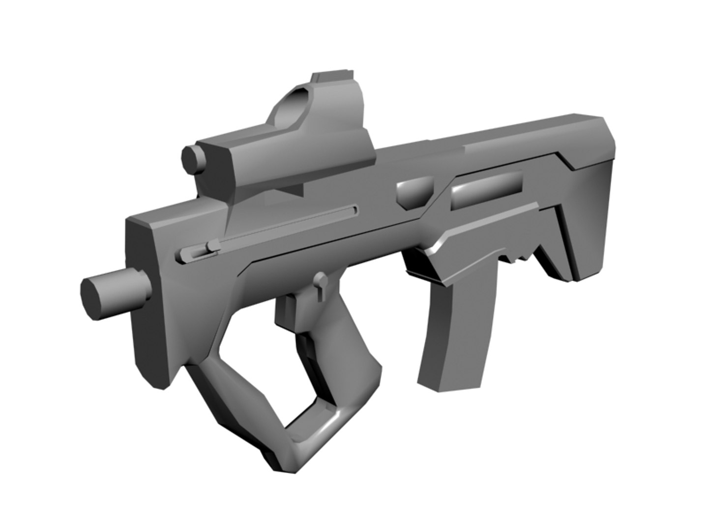 Turbosquid. MTAR 21. Tar-21 - Tavor Assault Rifle.