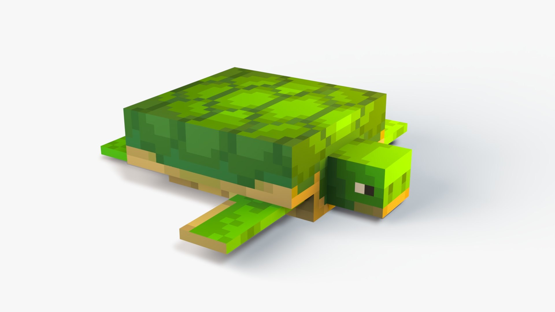 3D Model Minecraft Turtle - TurboSquid 2520120