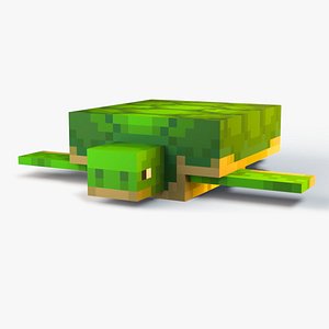 3D model Minecraft Turtle