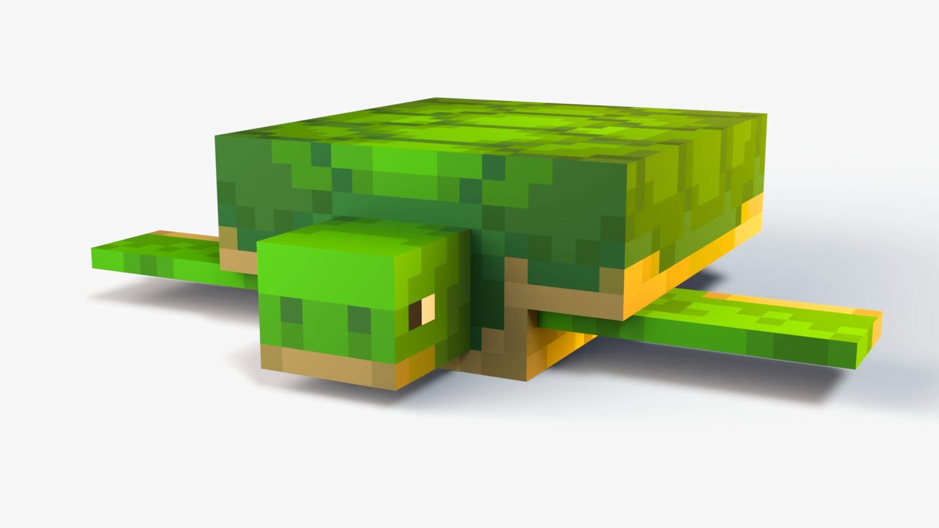 modèle 3D de Tortue Minecraft - TurboSquid 2520120