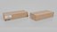 3D Heavy-Duty Shipping Box Trio - Rigged and Customizable model